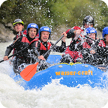 Rafting Ötztal Tirol, Raftingangebote, Inn Haiming, Imster Schlucht, Ötztaler Ache, Sanna, Inn Tagestour